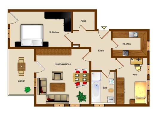 Wohnung zur Miete 770 € 3 Zimmer 77 m² 1. Geschoss Haselmühl Kümmersbruck 92245