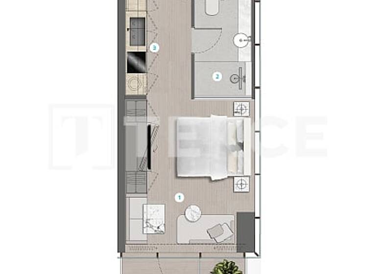 Studio zum Kauf 545.000 € 2 Zimmer 70 m² 1. Geschoss Ras Al Khaimah