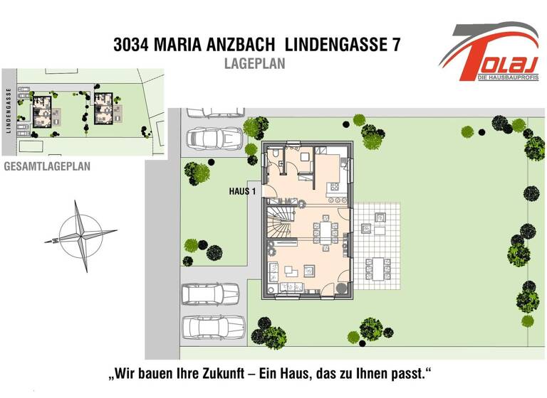 Einfamilienhaus zum Kauf - Erstbezug provisionsfrei 599.800 € 4 Zimmer 122 m² 427 m² Grundstück Ma. Anzbach 3034