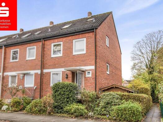Reihenendhaus zum Kauf 240.000 € 3,5 Zimmer 73 m² 241 m² Grundstück Kirchhuchting Bremen 28259