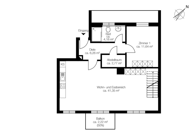Maisonette zum Kauf 1.695.000 € 4 Zimmer 131 m² 4. Geschoss Eimsbüttel Hamburg 20253
