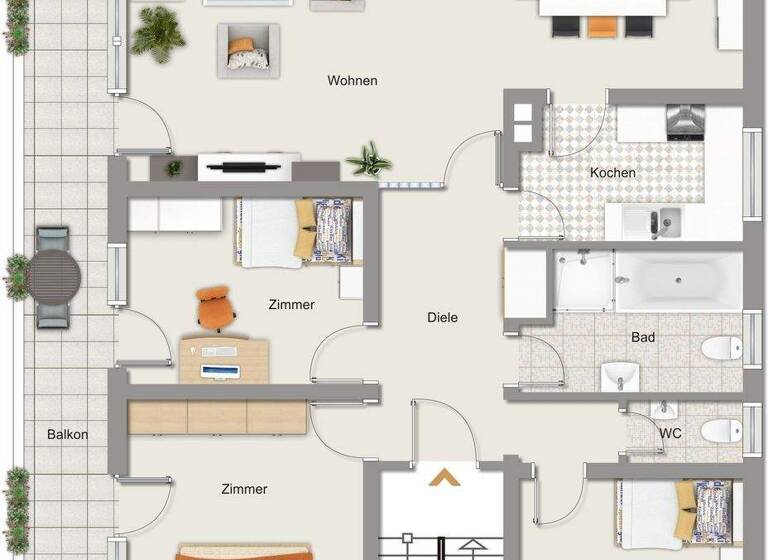 Wohnung zur Miete 1.475 € 4 Zimmer 123 m² frei ab 01.03.2026 Seligenstadt 63500