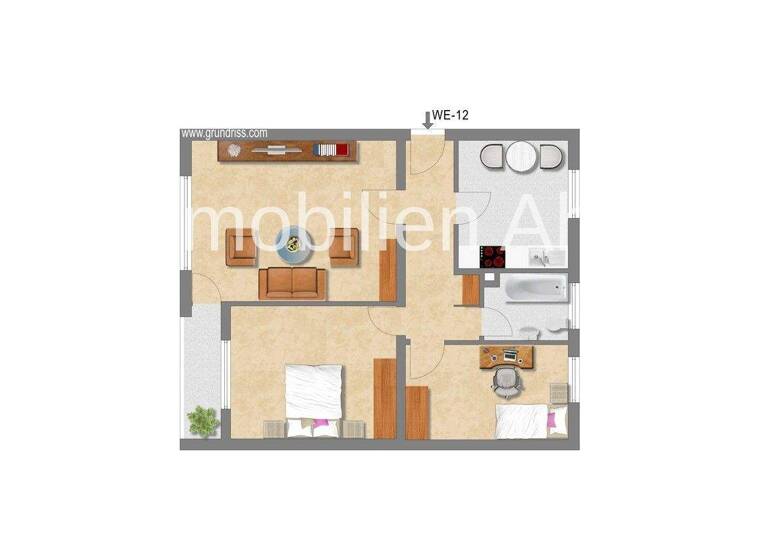 Wohnung zum Kauf 339.000 € 3 Zimmer 72,6 m² Mindelheim 87719
