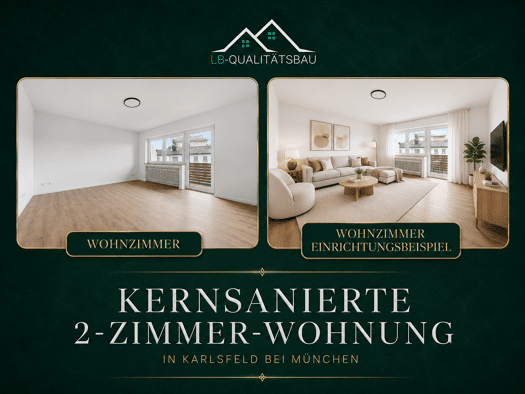 Wohnung zum Kauf provisionsfrei als Kapitalanlage geeignet 379.900 € 2 Zimmer 60 m² Karlsfeld 85757