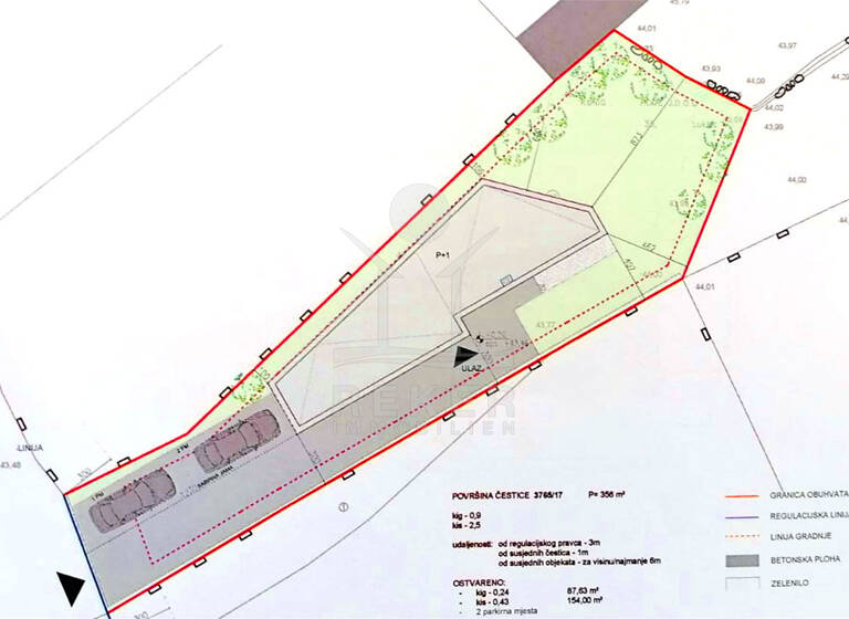 Villa zum Kauf - Erstbezug 459.000 € 3 Zimmer 154 m² 352 m² Grundstück Sibenik 22000