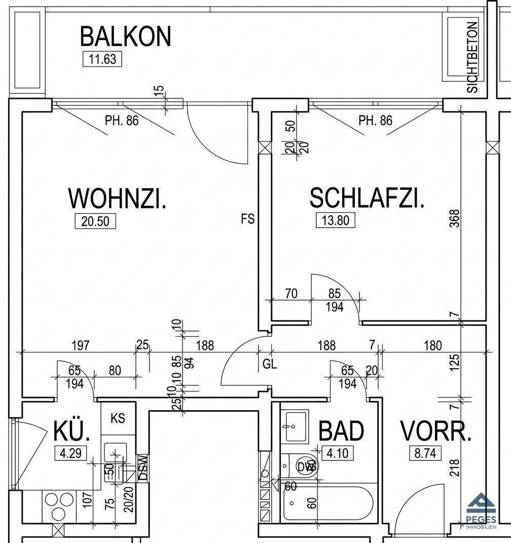 Wohnung – Salzburg, Nonntal - Mehr