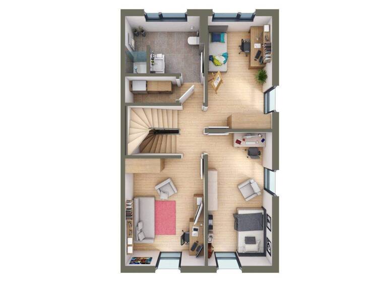 Doppelhaushälfte zum Kauf provisionsfrei 599.000 € 4,5 Zimmer 124 m² 265 m² Grundstück frei ab 01.05.2027 Laudenbach 69514