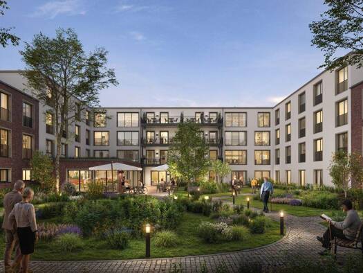 Senioren-Apartment zum Kauf - Neubau provisionsfrei als Kapitalanlage geeignet 227.760 € 1 Zimmer 42,9 m² 12.266 m² Grundstück Freißenbüttel Osterholz-Scharmbeck 27711