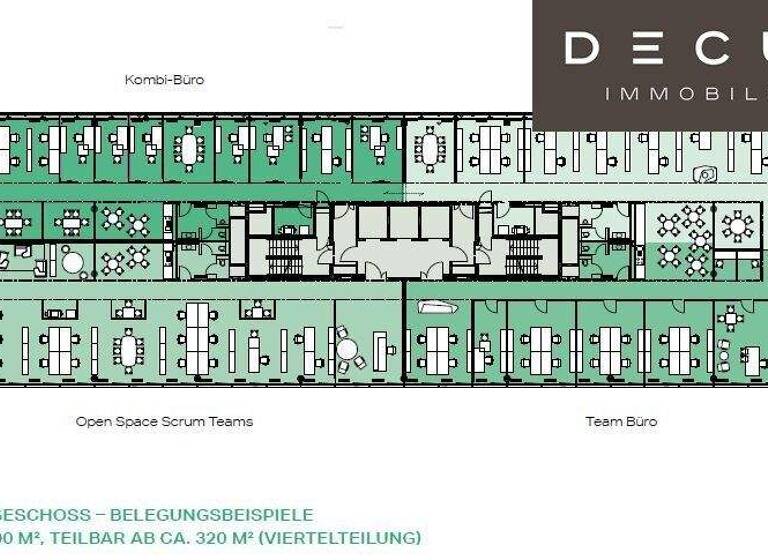 Büro zur Miete 14,90 € teilbar ab 129 m² Wien 1200