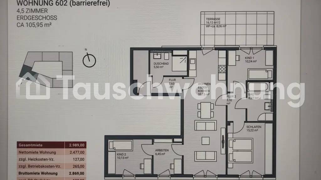 Wohnung zur Miete Tauschwohnung 2.500 € 4,5 Zimmer 106 m² EG Thalk.Obersendl.-Forsten-Fürstenr.-Solln München 81379
