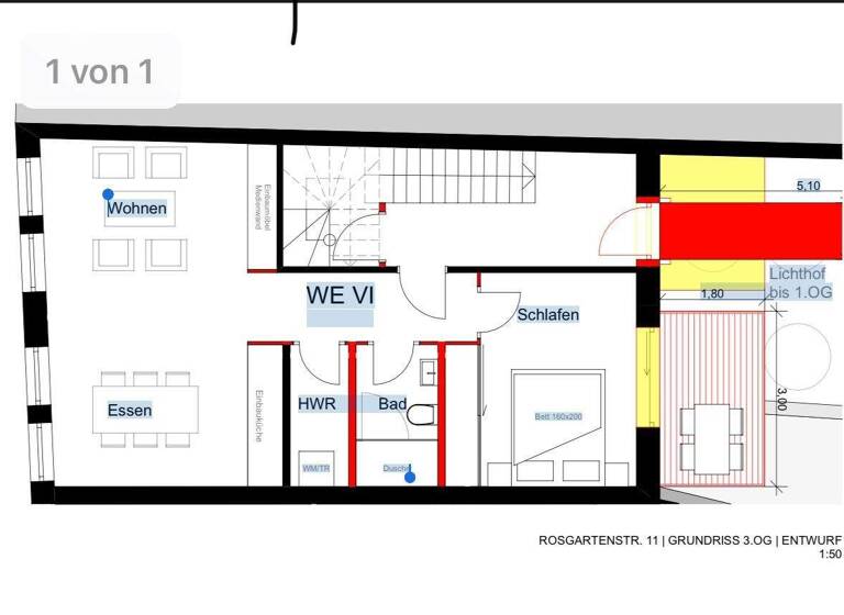 Wohnung zum Kauf als Kapitalanlage geeignet 635.000 € 2 Zimmer 52 m² Altstadt Konstanz 78462