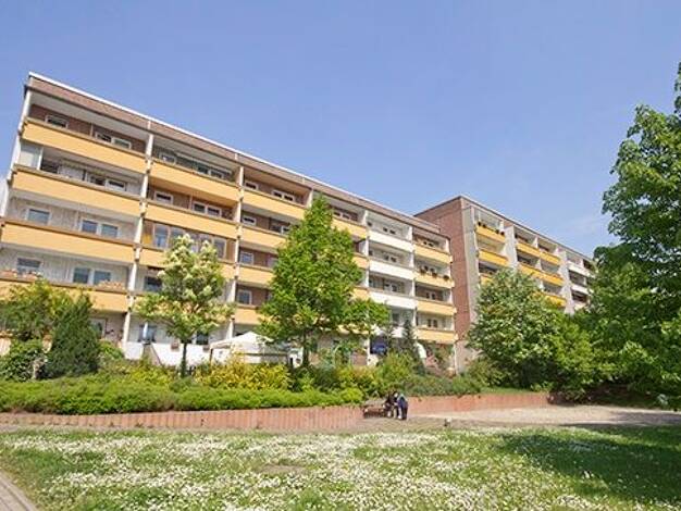 Wohnung zur Miete 237 € 2 Zimmer 47,3 m² 4. Geschoss Weidenkätzchenweg 12 Heide Nord West 06120