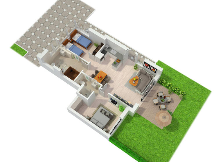 Wohnung zum Kauf - Erstbezug provisionsfrei 456.215 € 3 Zimmer 62,1 m² Grüne Siedlung 5 Zingst 18374