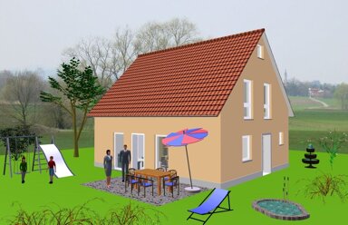 Einfamilienhaus zum Kauf provisionsfrei 282.700 € 5 Zimmer 108 m² 630 m² Grundstück Biegfeld Wörnitz Wörnitz 91637