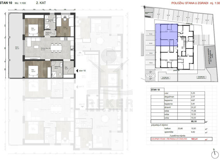 Wohnung zum Kauf - Erstbezug 390.000 € 4 Zimmer 110,2 m² 2. Geschoss Tar 52440