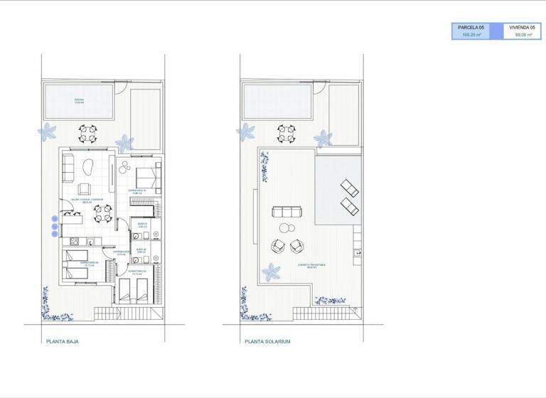 Doppelhaushälfte zum Kauf provisionsfrei 259.900 € 3 Zimmer 88 m² 168 m² Grundstück Torre Pacheco