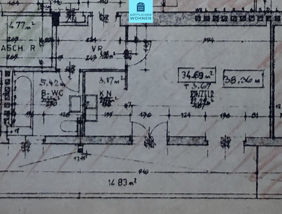 Wohnung zum Kauf 150.000 € 1 Zimmer 38,4 m²<br/>Wohnfläche Wien 1100