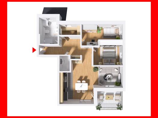 Wohnung zum Kauf provisionsfrei 529.500 € 3 Zimmer 108,1 m² 1. Geschoss Himmelsthür Hildesheim 31137
