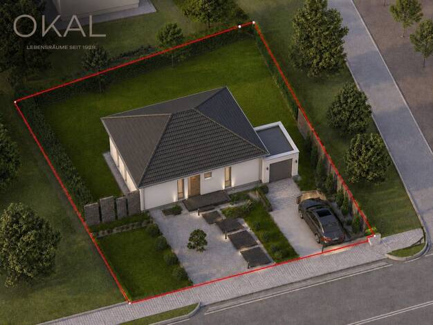 Bungalow zum Kauf provisionsfrei 433.640 € 3 Zimmer 107 m² 500 m² Grundstück Uedem Uedem 47589