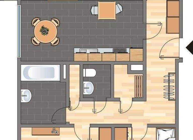 Wohnung zur Miete 667 € 3 Zimmer 80 m² 3. Geschoss Waterloostraße 4 Nette Dortmund 44359