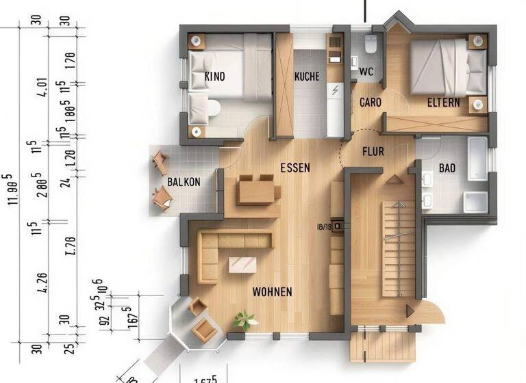 Wohnung zum Kauf 328.000 € 3,5 Zimmer 86 m² Frommern Balingen 72336