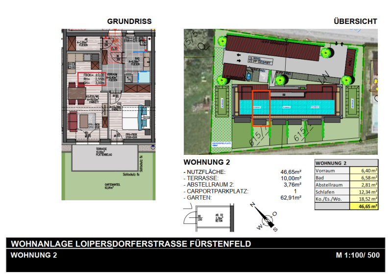 Wohnung zum Kauf provisionsfrei 190.021 € 2 Zimmer 46,7 m²<br/>Wohnfläche Fürstenfeld 8280