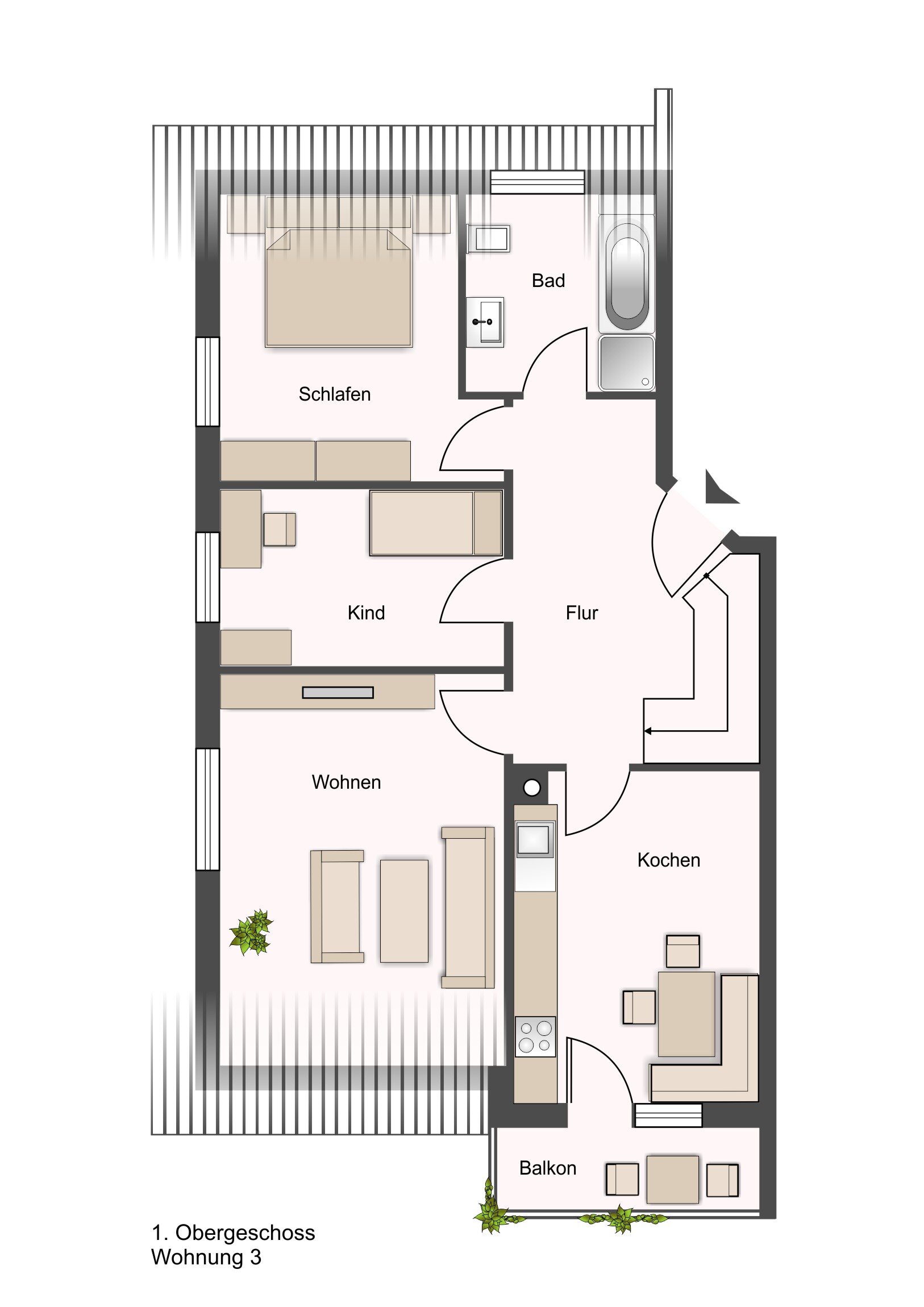 Maisonette zum Kauf 395.000 € 4,5 Zimmer 123 m²<br/>Wohnfläche 1.<br/>Geschoss Langerringen Langerringen 86853