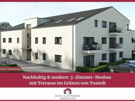 Wohnung zur Miete - Erstbezug 1.400 € 3 Zimmer 106 m² frei ab sofort Todtglüsingen Tostedt 21255