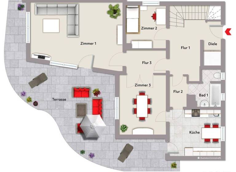 Einfamilienhaus zum Kauf 720.000 € 6,5 Zimmer 184,2 m² 616 m² Grundstück frei ab 01.05.2026 Nordweststadt Karlsruhe / Nordweststadt 76187