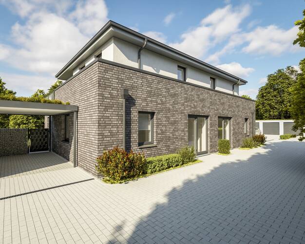 Doppelhaushälfte zum Kauf provisionsfrei 538.970 € 3,5 Zimmer 100 m² 197 m² Grundstück Richthofenstraße 10 Berge Hamm 59063