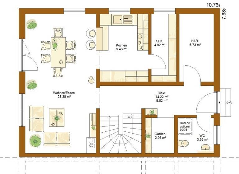 Doppelhaushälfte zum Kauf 557.800 € 4 Zimmer 135 m² 381 m² Grundstück Gartelsried Hilgertshausen-Tandern 86567