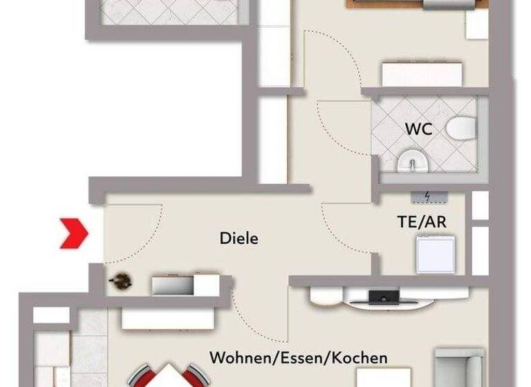 Wohnung zum Kauf 339.000 € 2 Zimmer 68 m² 1. Geschoss frei ab 01.05.2026 Röthenbach b Schweinau Nürnberg 90451
