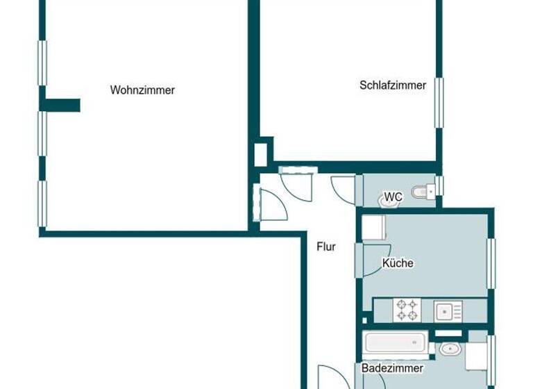 Wohnung zum Kauf 249.000 € 2 Zimmer 68,1 m² EG Maxfeld Nürnberg 90409