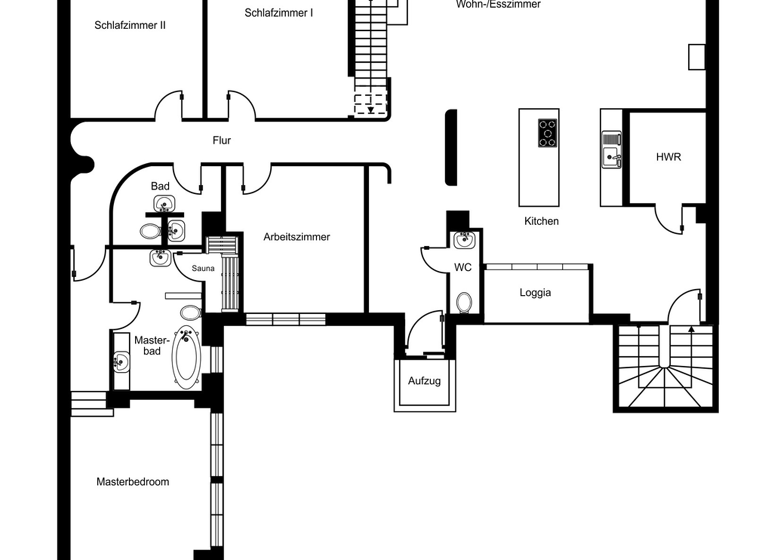 Penthouse zum Kauf 3.400.000 € 5 Zimmer 259 m² Wilmersdorf Berlin 10717