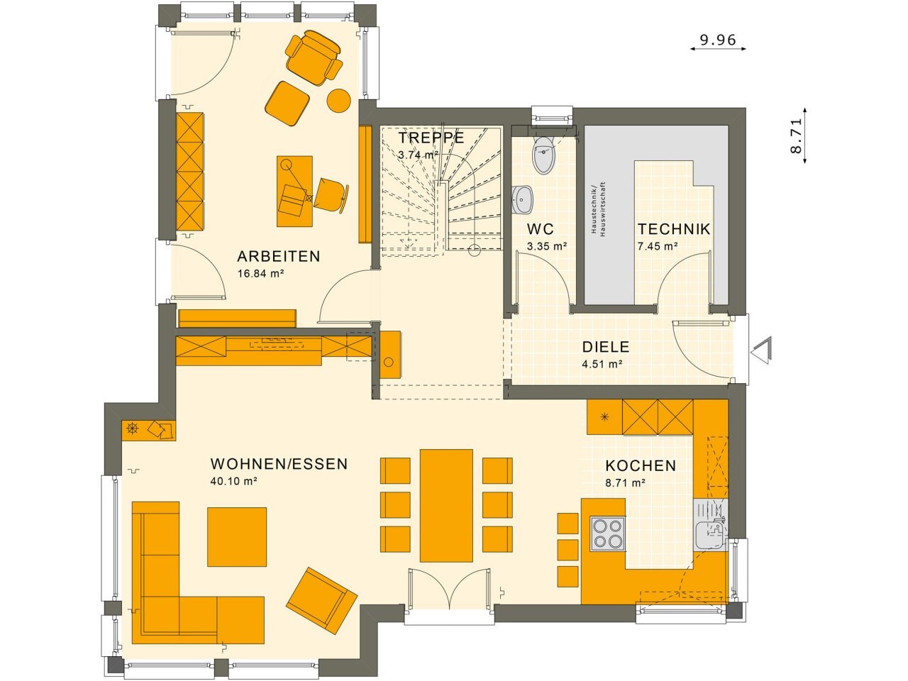 Einfamilienhaus zum Kauf provisionsfrei 318.916 € 6 Zimmer 143 m²<br/>Wohnfläche 1.100 m²<br/>Grundstück Müllrose Grunow-Dammendorf 15299