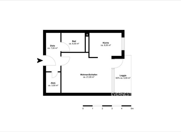 Studio zum Kauf 154.500 € 1 Zimmer 48 m² 6. Geschoss Longerich Köln 50737
