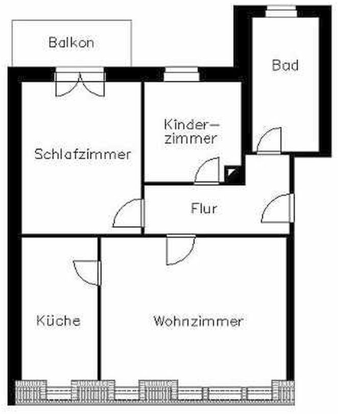 Wohnung zur Miete 479 € 3 Zimmer 84,3 m²<br/>Wohnfläche 3.<br/>Geschoss Klostermarkt 5 Altstadt Plauen 08523