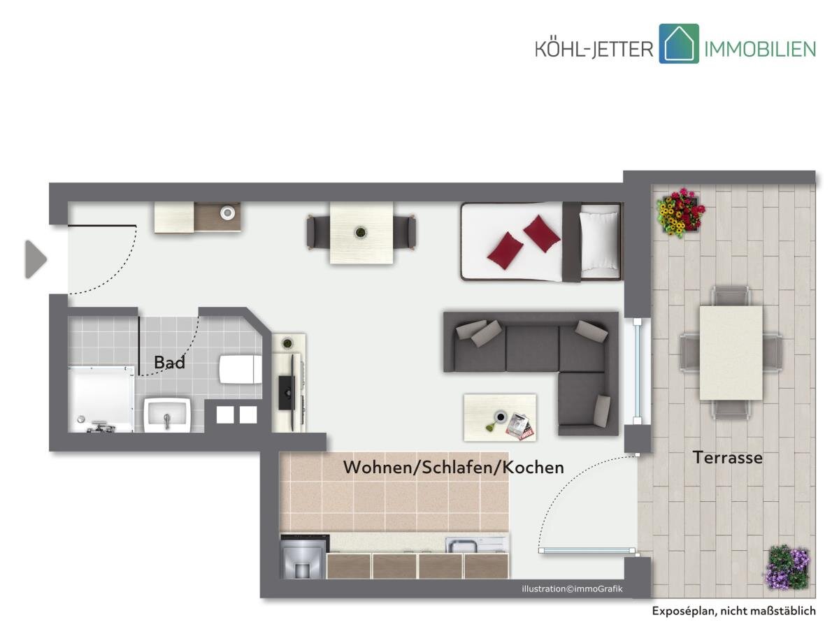 Wohnung zum Kauf 69.000 € 1 Zimmer 30 m²<br/>Wohnfläche EG<br/>Geschoss ab sofort<br/>Verfügbarkeit Ebingen Albstadt 72458