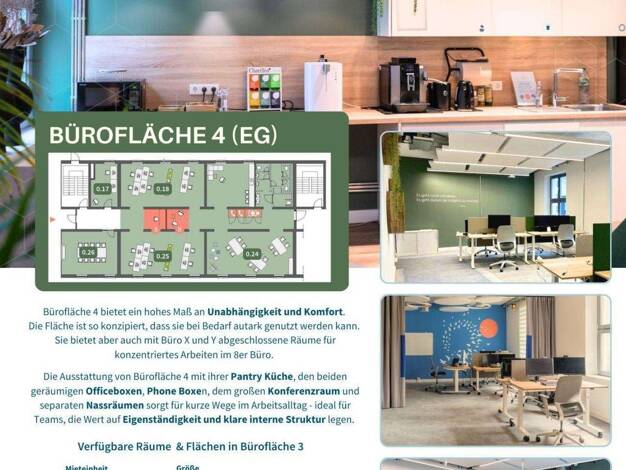 Bürofläche zur Miete provisionsfrei 15 m² Bürofläche teilbar ab 15 m² Havellandstraße 10 Vogelstang Vogelstang 68309