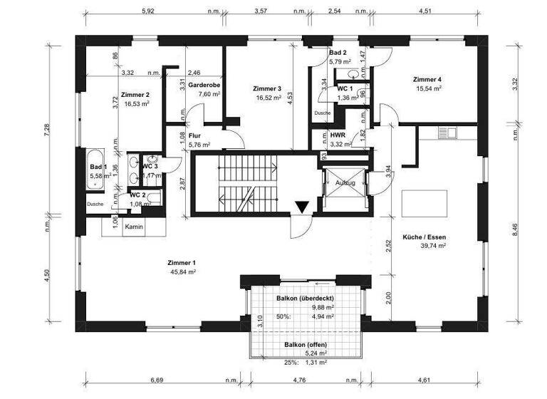 Wohnung zum Kauf 1.795.000 € 4 Zimmer 172 m² 2. Geschoss Dahlem Berlin 14195