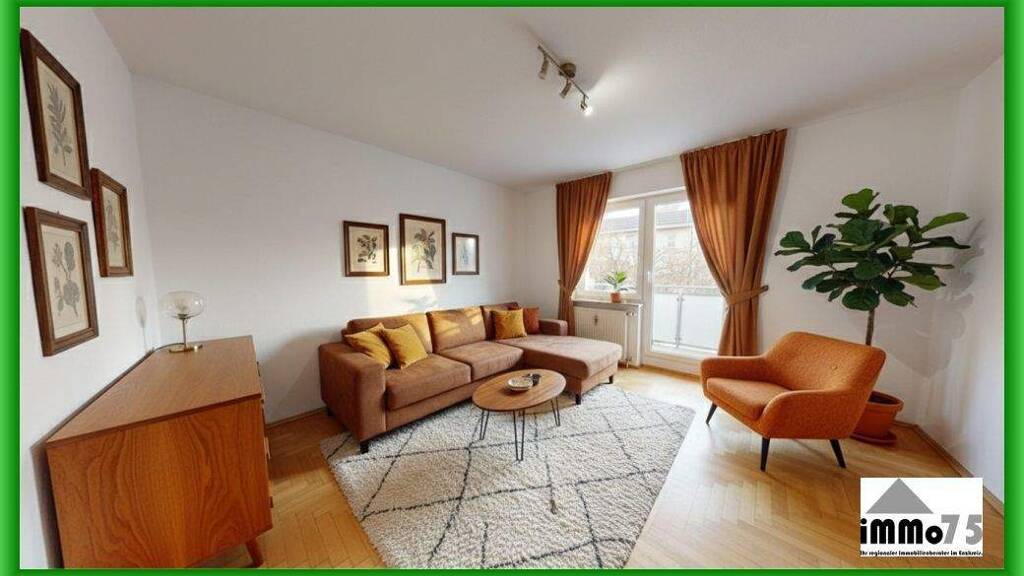 Wohnung zum Kauf 198.000 € 2 Zimmer 62 m² 2. Geschoss Nordstadt Pforzheim 75177