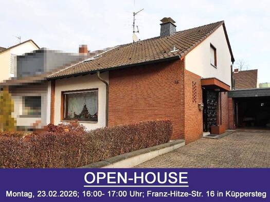 Doppelhaushälfte zum Kauf 425.000 € 3 Zimmer 124 m² 366 m² Grundstück Franz-Hitze-Str. 16 Küppersteg Leverkusen 51373