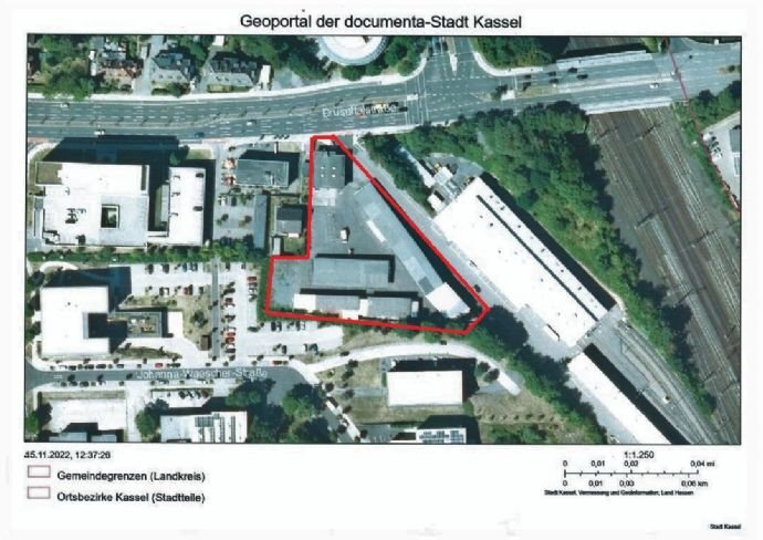 Gewerbegrundstück zum Kauf als Kapitalanlage geeignet 2.000.000 € 5.193 m²<br/>Grundstück Druseltalstr.1 Druseltalstraße Kassel 34131