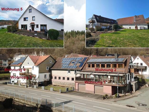 Mehrfamilienhaus zum Kauf provisionsfrei als Kapitalanlage geeignet 539.000 € 21 Zimmer 660 m² 2.985 m² Grundstück Viermünden Frankenberg 35066