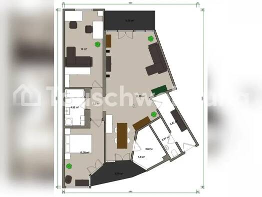 Wohnung zur Miete Tauschwohnung 2.000 € 3 Zimmer 105 m² 2. Geschoss Au-Haidhausen München 81669