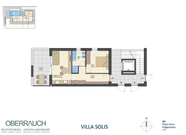 Wohnung zum Kauf 320.000 € 2 Zimmer 43,8 m² Neumarkt 39044