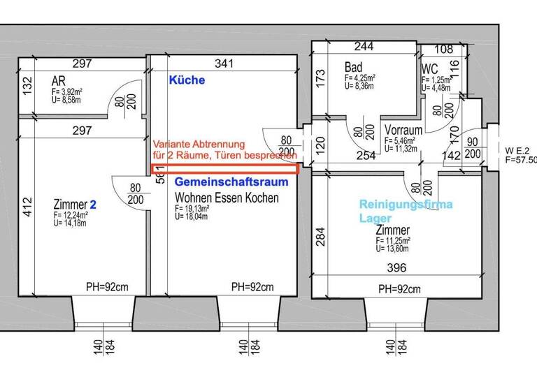 Büro zur Miete 1 Zimmer Eggenberg Graz 8020