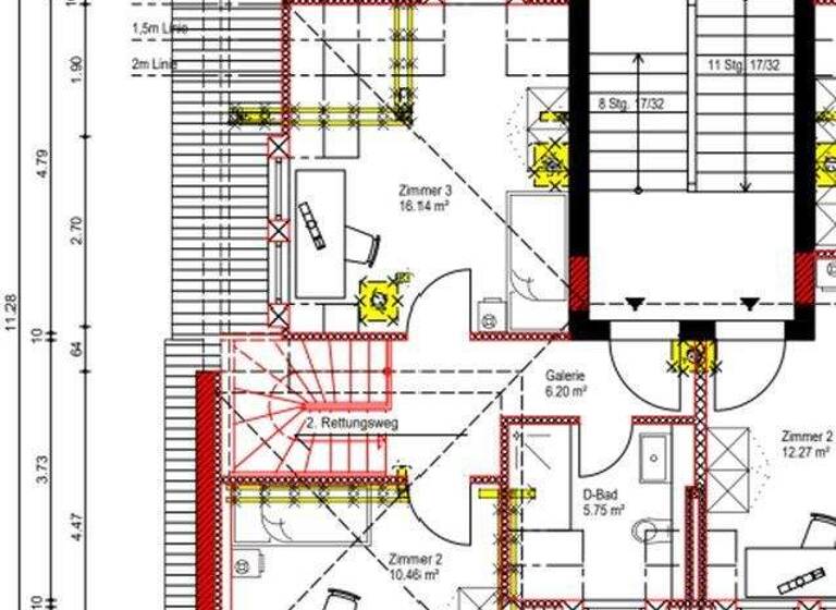 Maisonette zur Miete 1.250 € 4 Zimmer 95,3 m² 3. Geschoss frei ab sofort Ostheimstraße 7 Sellerhausen-Stünz Leipzig 04328