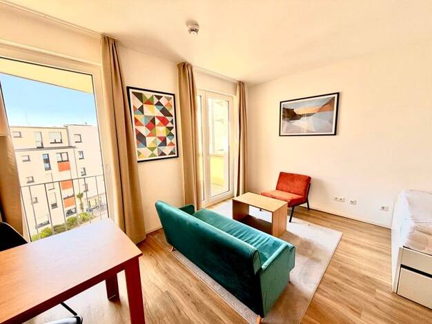 Studio zur Miete 687 € 1 Zimmer 32,9 m² 1. Geschoss frei ab sofort Niederkasseler Straße 99 Schwarzrheindorf Bonn 53225