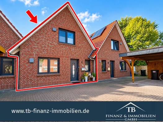 Reihenmittelhaus zum Kauf 329.000 € 5 Zimmer 122 m² 310 m² Grundstück Norden Norden 26506